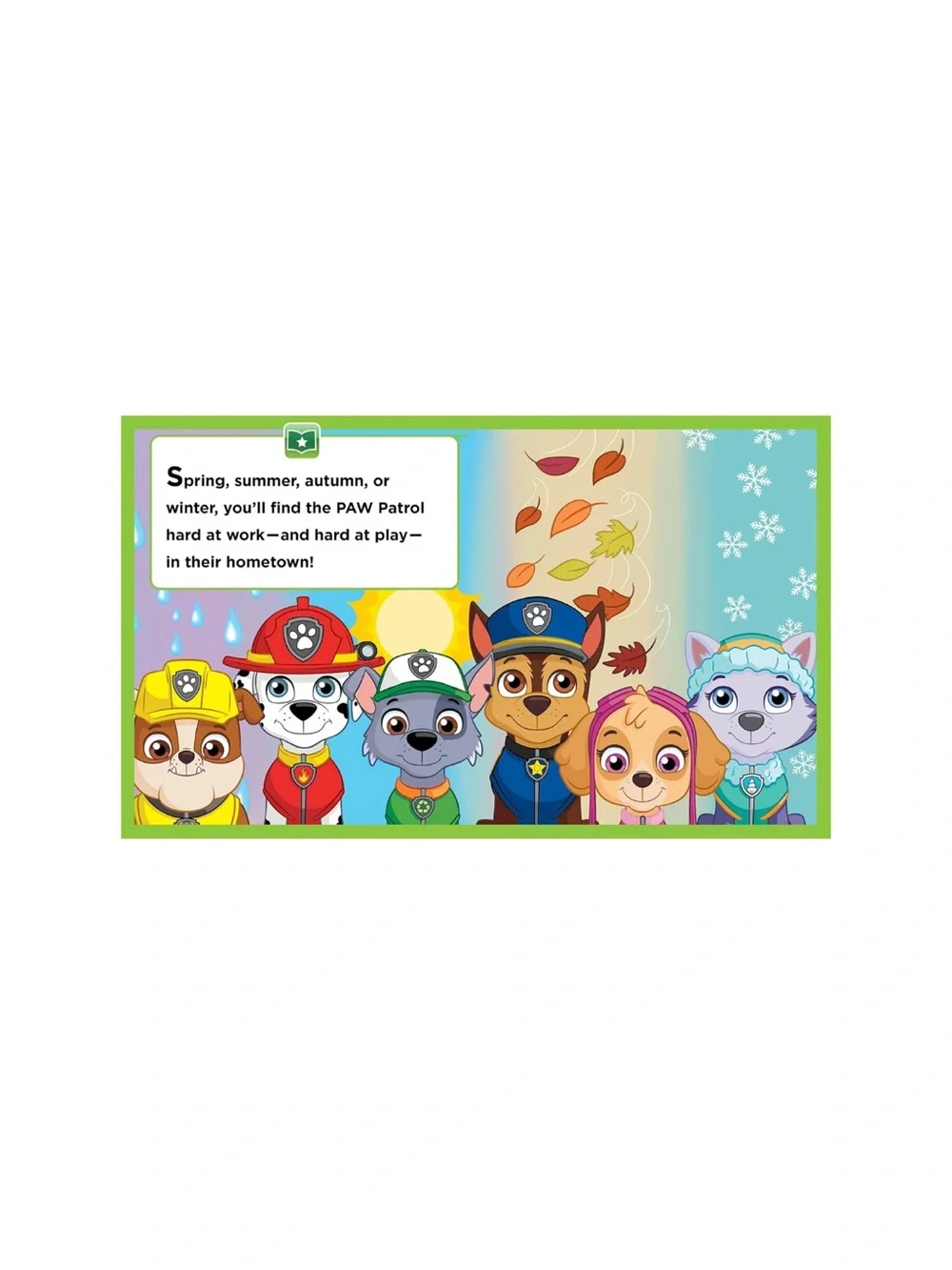 PAW Patrol Electronic Reader and 8-Book Library - New in box